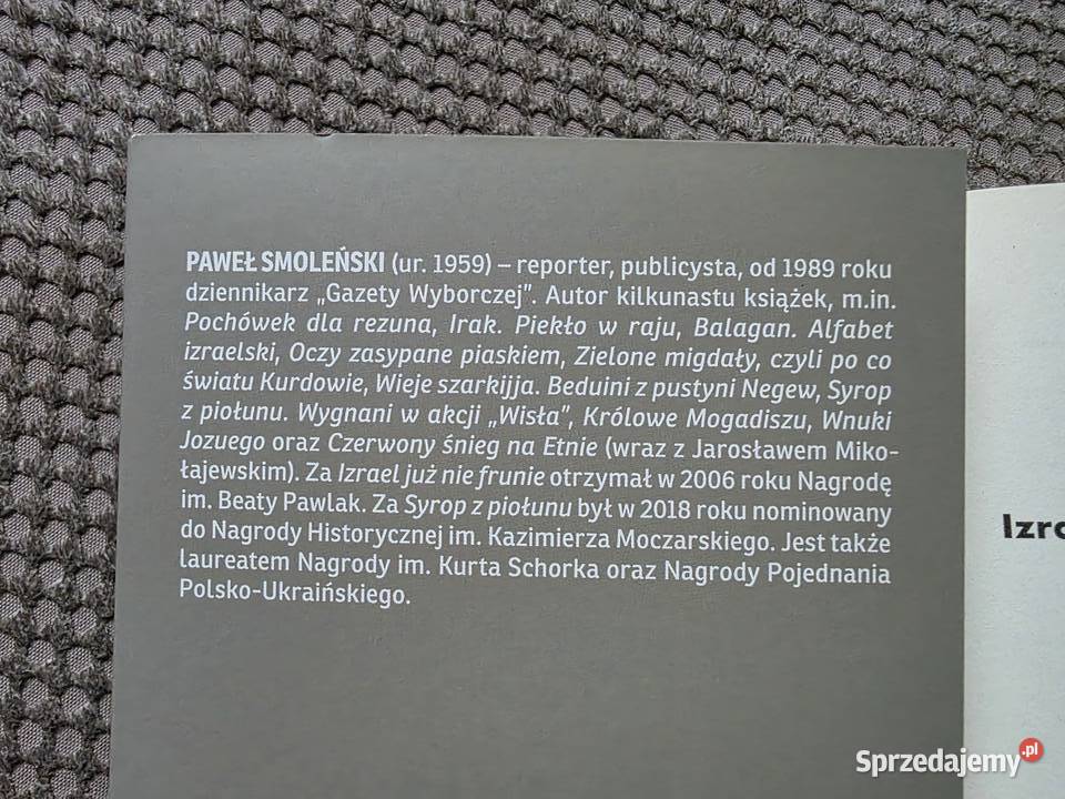 Paweł Smoleński Izrael już nie frunie Kraków
