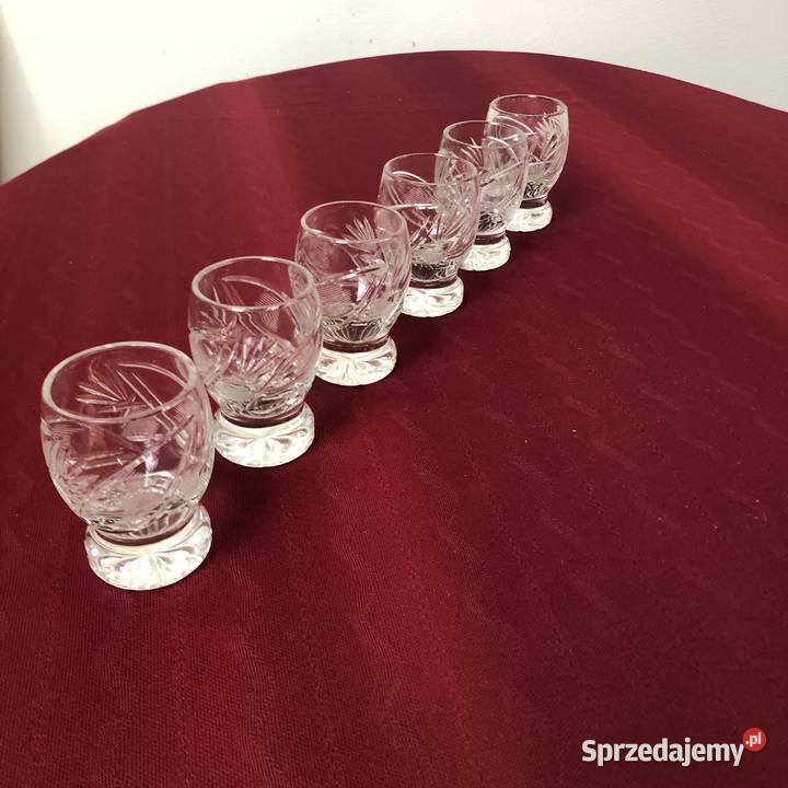 Kryształ karafka 6 kieliszków PRL Vinatage lata sprzedam