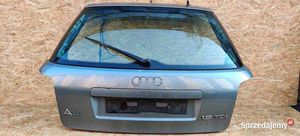 AUDI A4 B5 LIFT 2003 TYLNA KLAPA TYŁ BAGAŻNIKA osobowe Rudziniec sprzedam