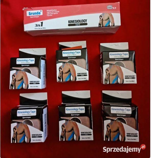 Zestaw 9 Sztuk Tasmy Do Kinesiotapingu Tepy Warszawa sprzedam