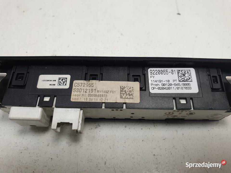 BMW F01 F02 PANEL ASYSTENT KIEROWCY 9220065 Rudka