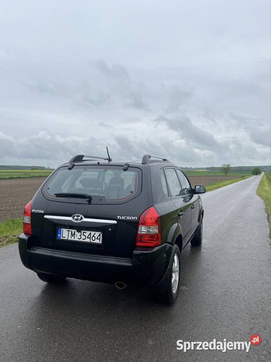 Hyundai Tucson 20 Benzyna LPG 141 2008 r Zadbany welurowa tapicerka Tucson Tomaszów Lubelski sprzedam