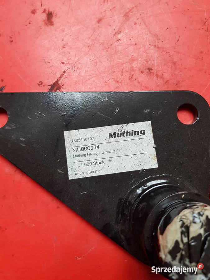 MU000334 Płyta wału podporowego prawa KOSIARKA Do pras i owijarek Sulechów