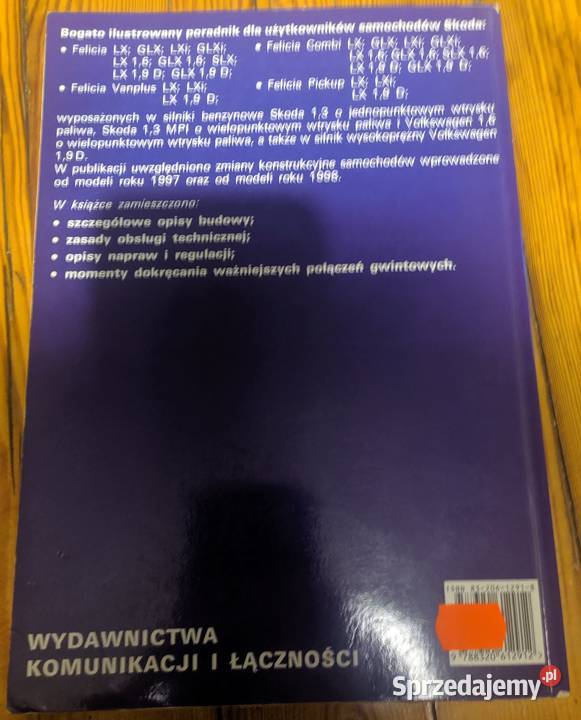 Sprzedam książki napraw do samochodów i ciągnika Pozostałe Końskie sprzedam