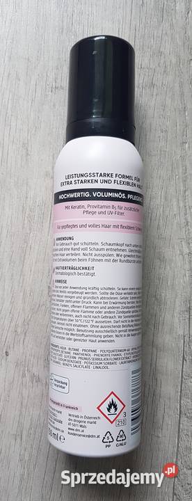 Balea Professional KeratinVolumen Mocna pianka małopolskie Chrzanów sprzedam