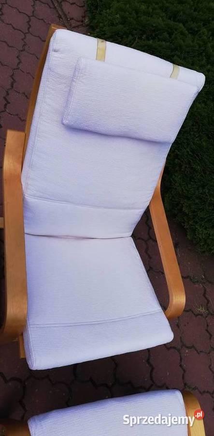 Fotel podnóżek bujany krzesło relaks