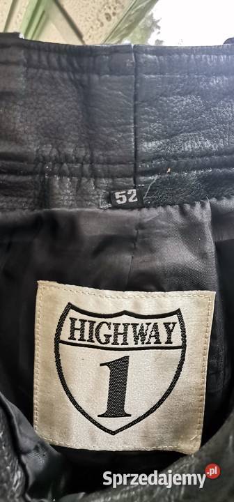 Ubranie motocyklowe skórzane spodnie i kórtka Guzówka