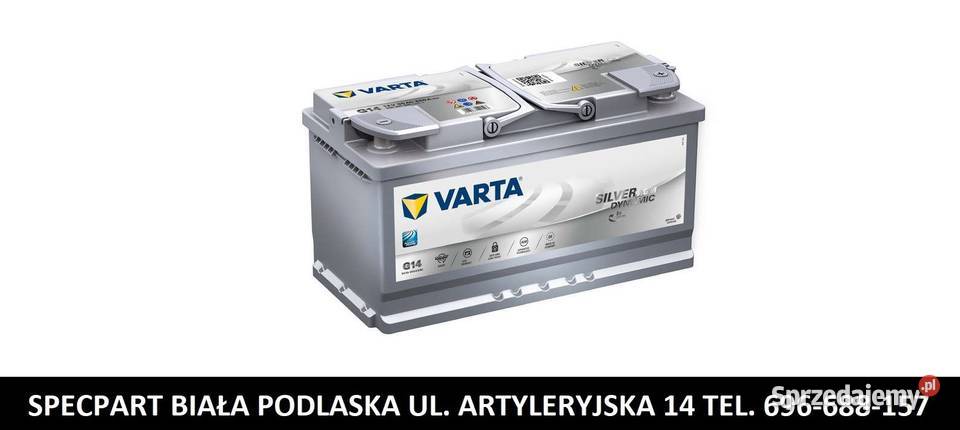 Akumulator VARTA Silver Dynamic AGM STARTSTOP osobowe Biała Podlaska sprzedam
