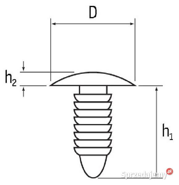 Sworzeń dociskowy 10 mm KS468831 Kamionna