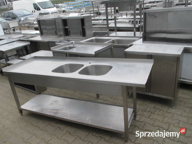 Zlew Gastronomiczny 2 Komorowy Z Półką 2157085 Ostrów Wielkopolski