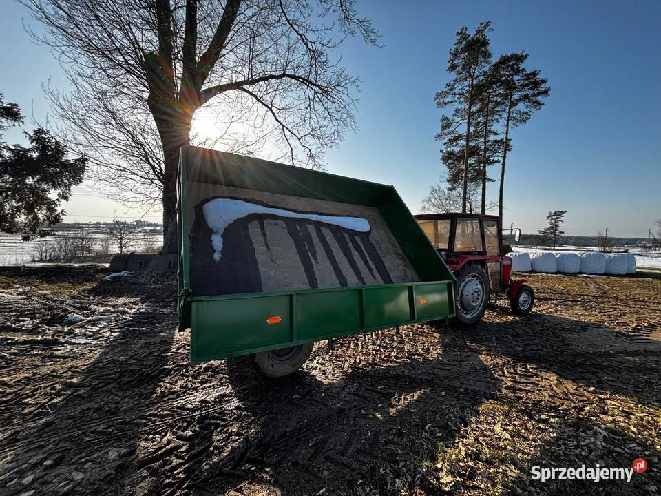 Przyczepa wywrot 3 stronny Stan nieuszkodzony Przyczepy rolnicze Nakla