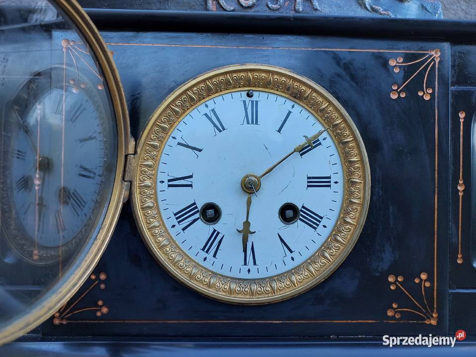 Stary zegar kominkowy Vincenti Cie kandelabry Tczew sprzedam