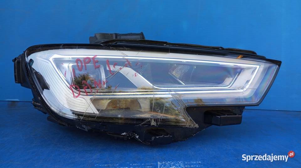 LAMPA PRAWY PRZÓD REFLEKTOR EU LED AUDI A3 S3 Nowy Tomyśl
