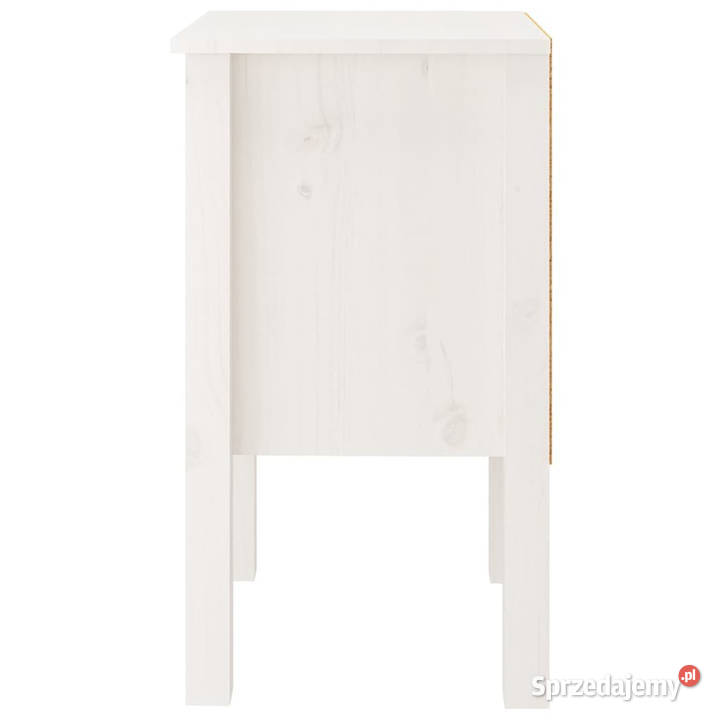 Szafka nocna biały 40x35x615 lite drewno sosnowe mazowieckie Warszawa