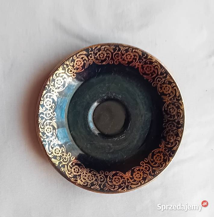 Podstawek pod filiżankę porcelit Chodzież czarny Koźminek