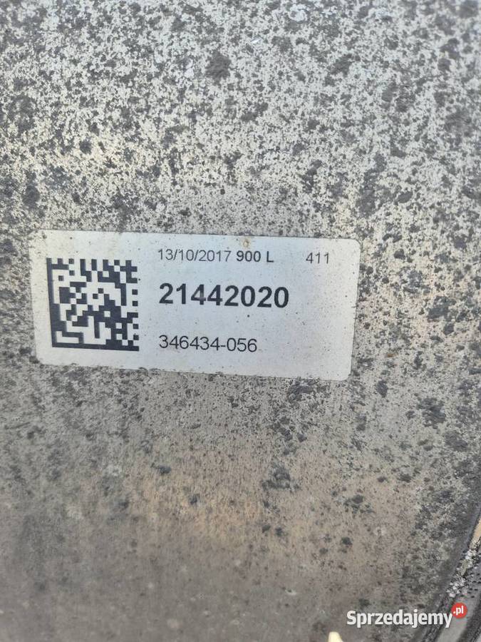 Zbiornik paliwa bak alu 900l Volvo e6 17r małopolskie Igołomia