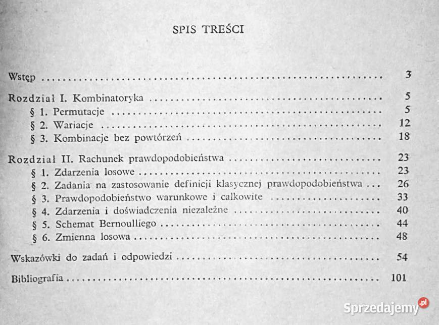Zbiór zadań z kombinatoryki i rachunku Chełm