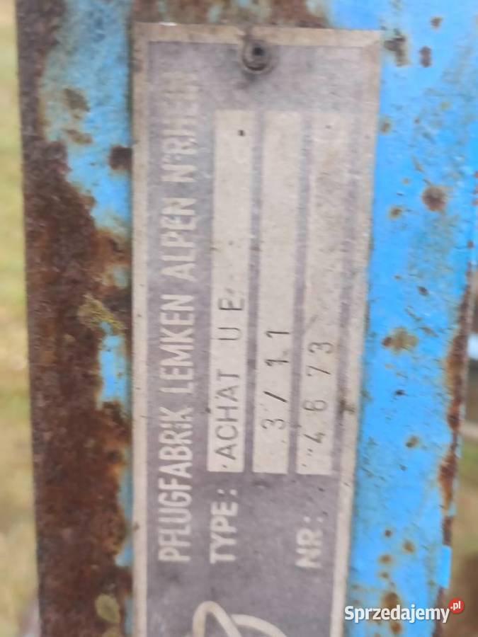 Lemken Achat 3 m 11 łap zabezpieczenie Paprotnia