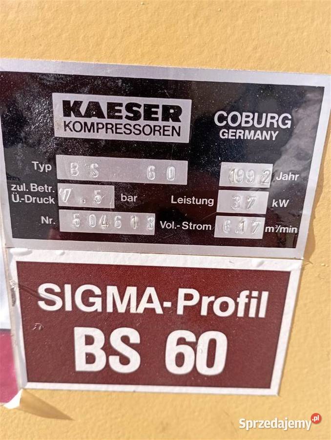 Sprężarka KAESER BS60 S012726