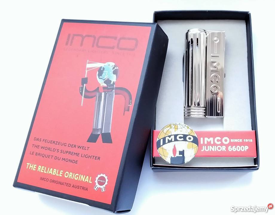 Zapalniczka benzynowa IMCO Junior 6600 chrom sprzedam