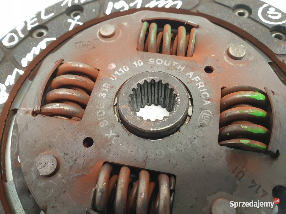 SPRZĘGŁO Opel Corsa C 12 16V 319011010 TARCZA osobowe lubelskie Chełm