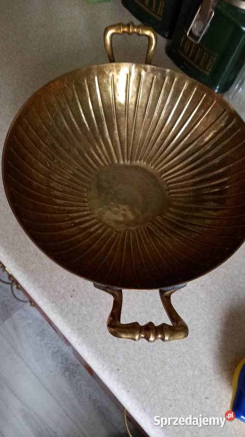 Patera mosiężna 32 wys 7 mazowieckie Warszawa