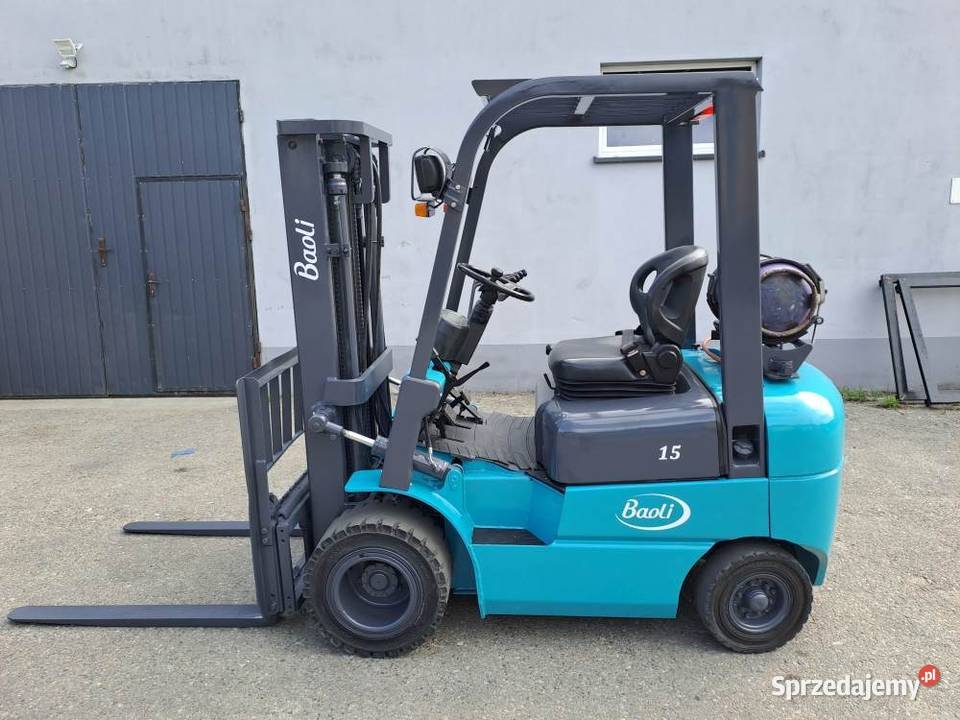 Wózek widłowy BAOLI 15 Przebieg 1615 h Automat gaz Stary Sącz sprzedam