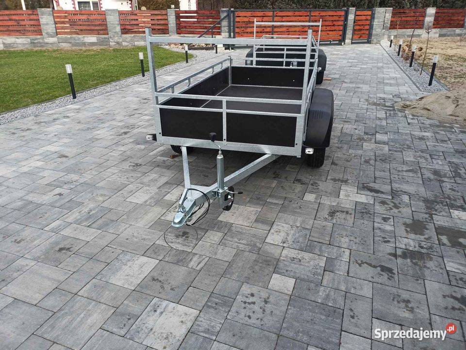 Przyczepka 2 osoiowa tandem 750 solidna spawana
