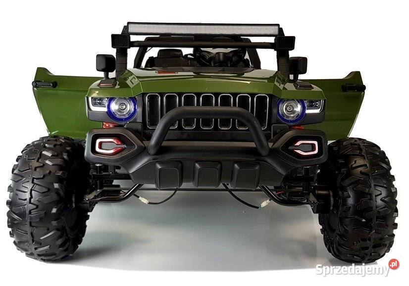 Auto na akumulator QLS618B wojskowe zielony