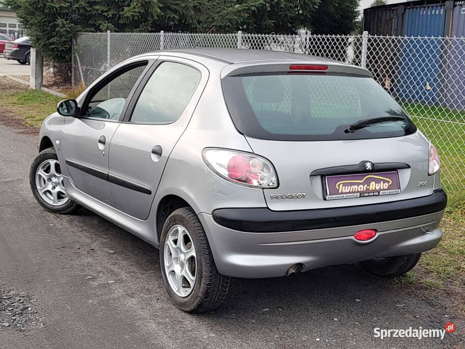 PEUGEOT 206 14 BENZYNA nieuszkodzony Leszno
