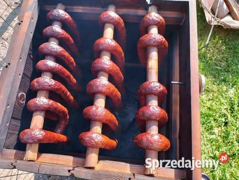 WĘDZARNIA DREWNIANA ogrodowa xxl książka Trzebunia