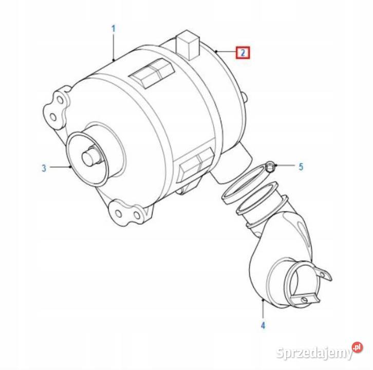 OSŁONA ALTERNATORA FORD GALAXY 9400