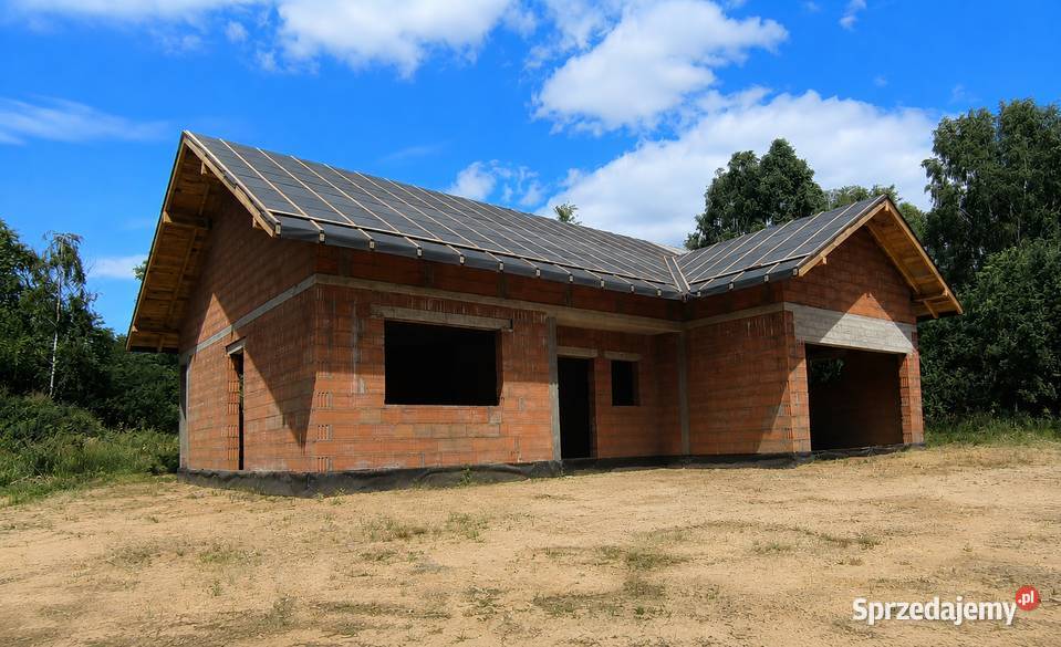 Nowoczesny dom parterowy 155m2 z garażem Łysiec