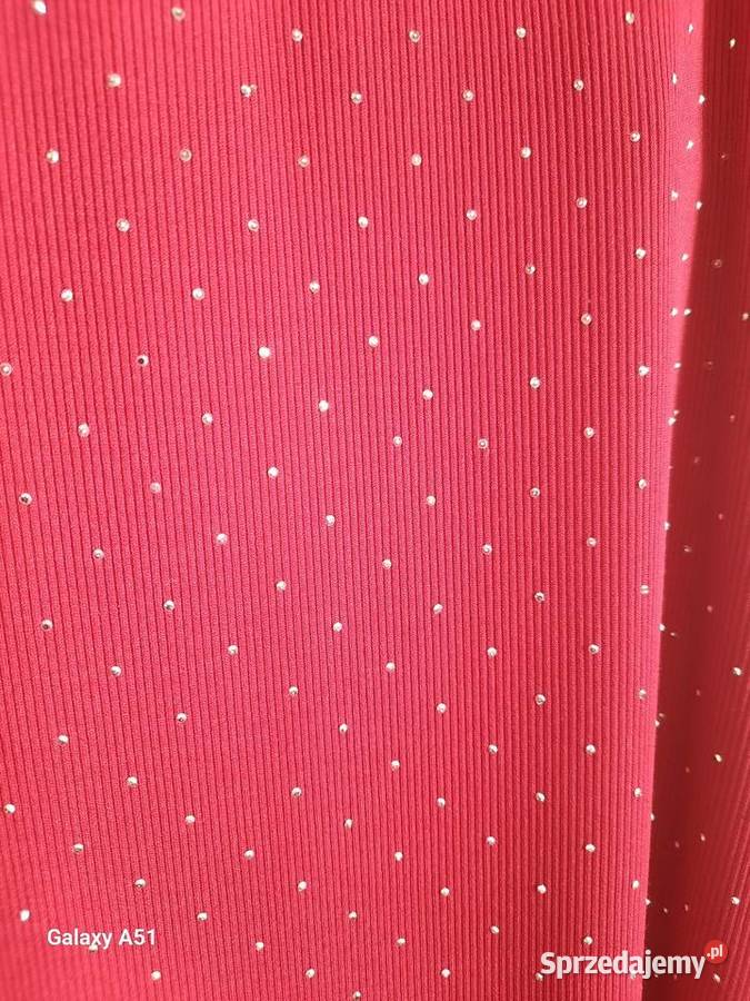 Burgundowa sukienka czerwony Spódnice i sukienki kujawsko-pomorskie Łążynek