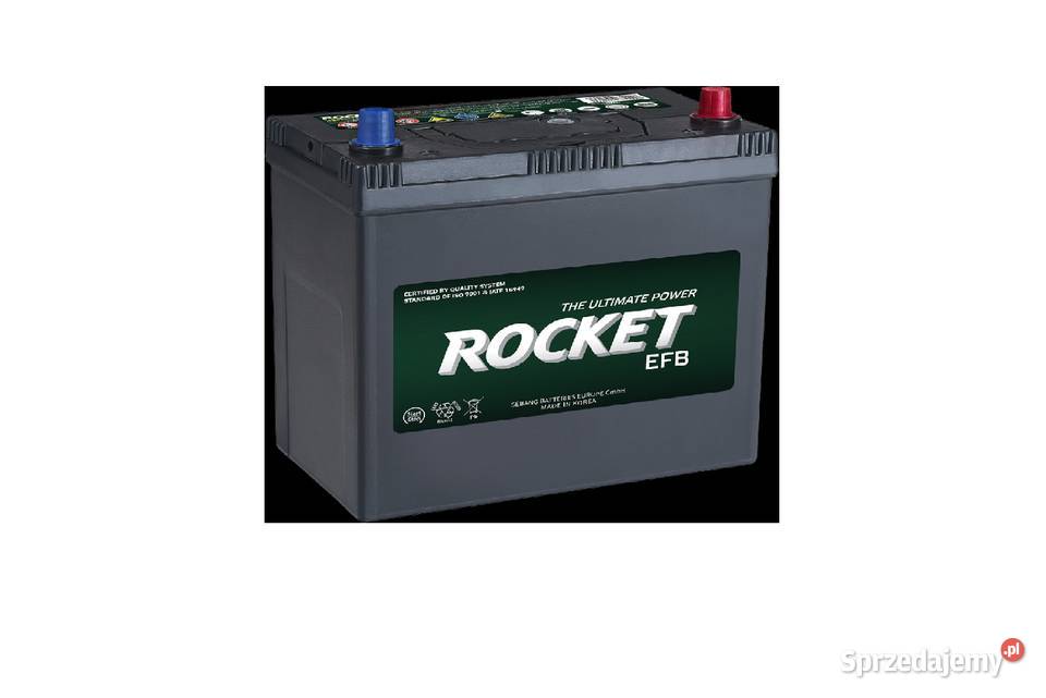 Akumulator Rocket EFB 12V 55Ah 460A JAP P do Olsztyn sprzedam