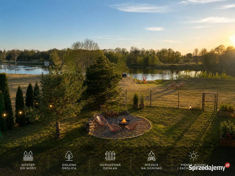 NAREW RIVER HOUSE  Prywatny azyl  Narwią rekreacyjny Chełsty sprzedam