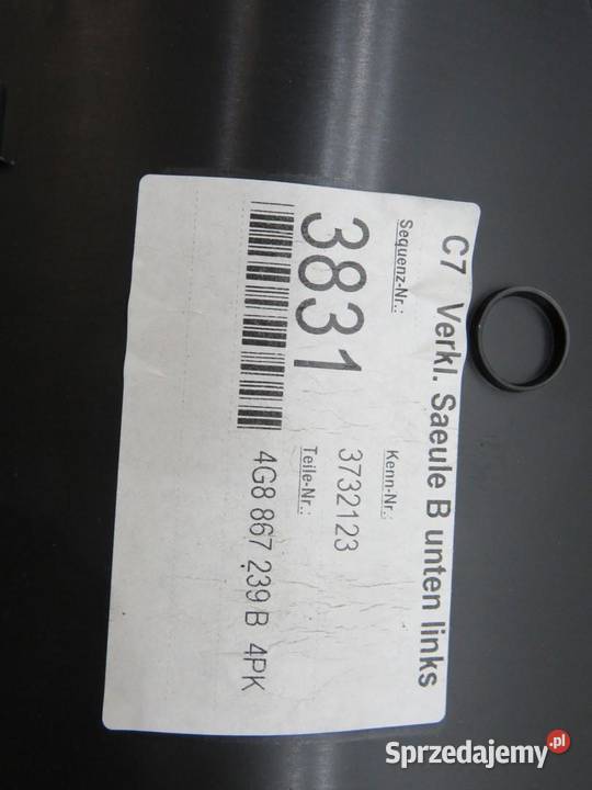 OSŁONA SŁUPKA LEWA PRAWA AUDI A7 4G sprzedam
