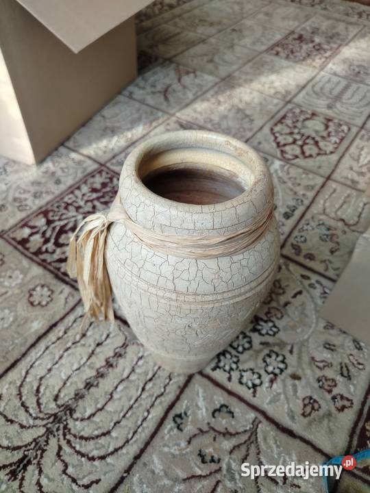 Stylowy wazon ceramiczny BOHO Rustykalny efekt Bytom