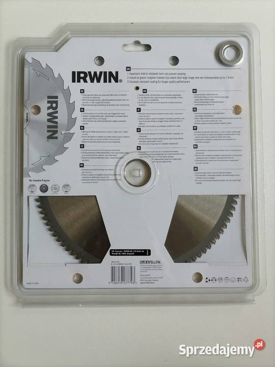 Irwin tarcza do cięcia aluminium 250x30mm 100z