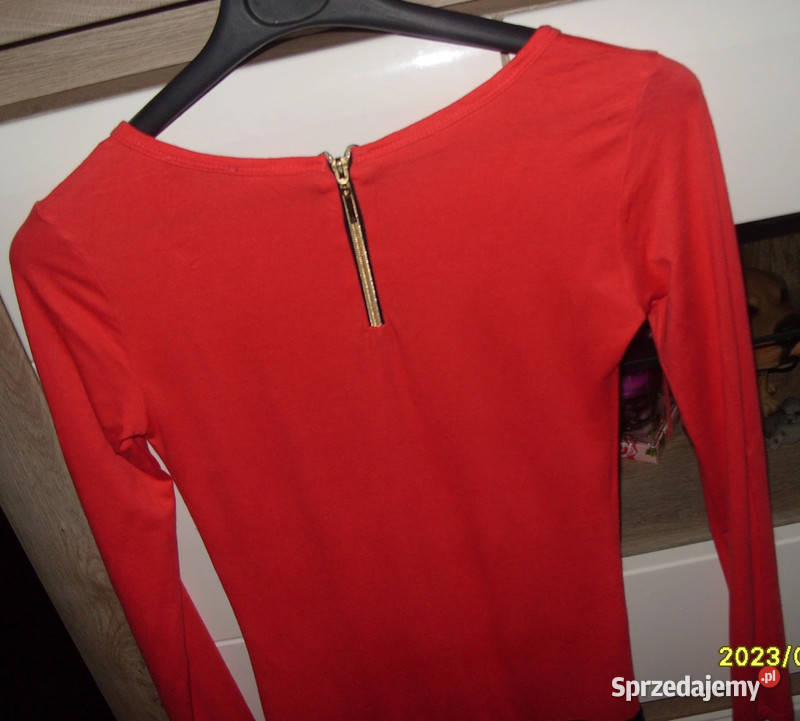 Koralowa Bluzka Tunika zameczki OXYD r 343638 Bluzki i koszule wielkopolskie Rawicz sprzedam