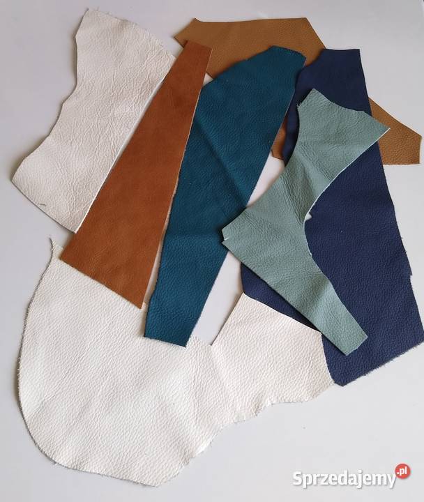 Skóra Licowa Włoska średnie i małe kawałki 6 pomorskie Gdańsk