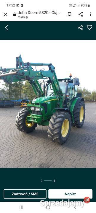 John deere 5820 wielkopolskie Okonek