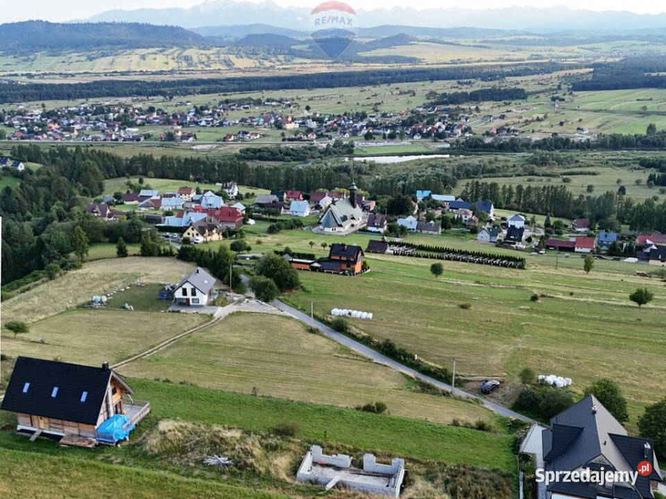 DZIAŁKA BUDOWLANA Z WIDOKIEM NA TATRY Grunty i działki