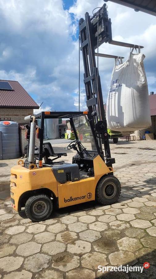 Balkancar Bułgar wózek widłowy diesel widlak rak Biała Podlaska