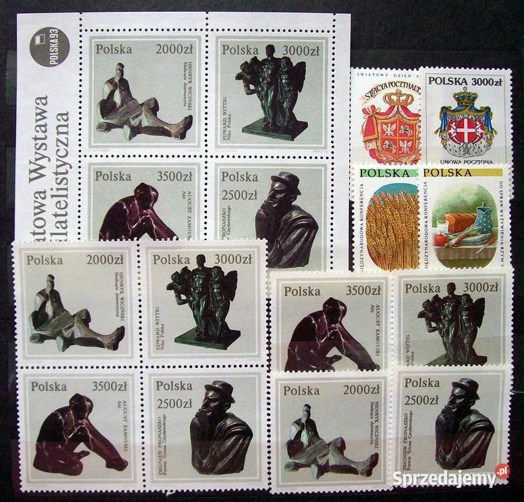 Znaczki polskie 1992 IV kwartał Leźnica Wielka sprzedam