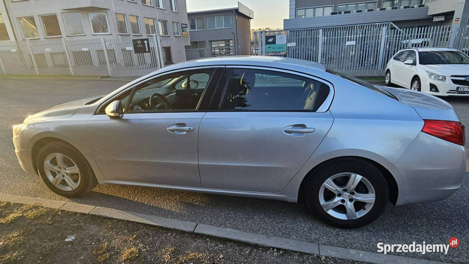 Peugeot 508 Peugeot 508 srebrny sedan na raty nieuszkodzony małopolskie Kraków