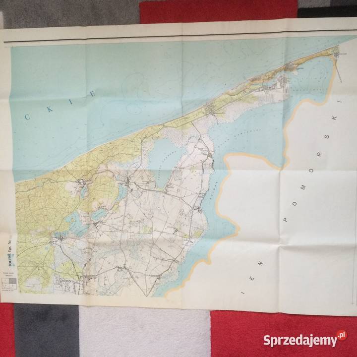 1453 Mapa Powiatu Wolin Szczecin