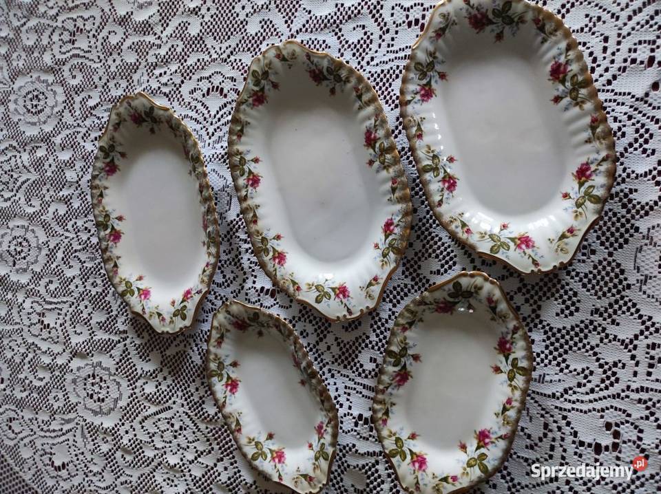 półmisek salaterka talerz Chodzież Iwona złota Kielce