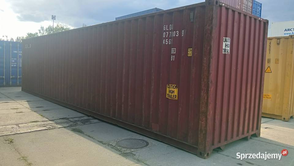 Kontener morski 40HC CW 12 metrowy mazowieckie