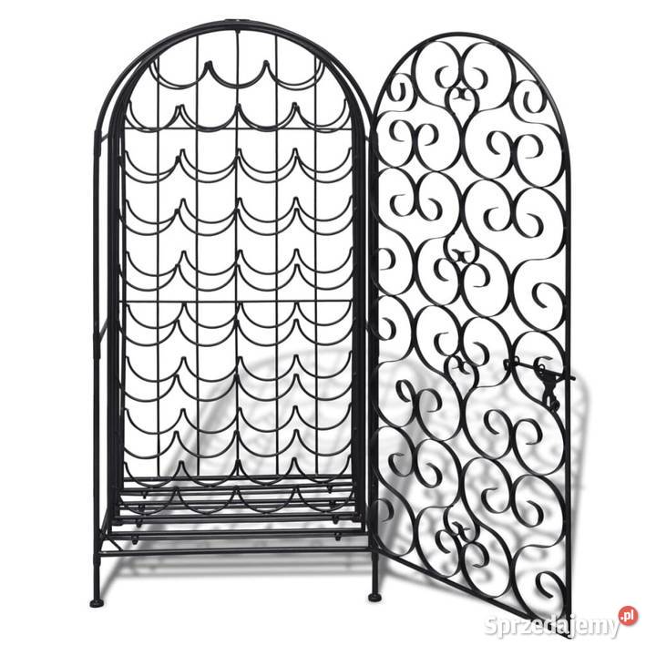 vidaXL Metalowy stojak na 35 butelek Warszawa